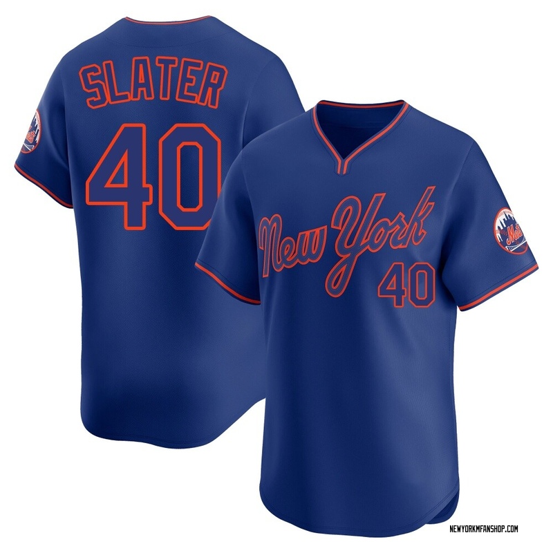 Austin Slater Men's New York Mets Alternate 2 Jersey - Royal Limited
