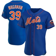 Eric Wagaman Men's New York Mets Alternate Jersey - Royal Authentic
