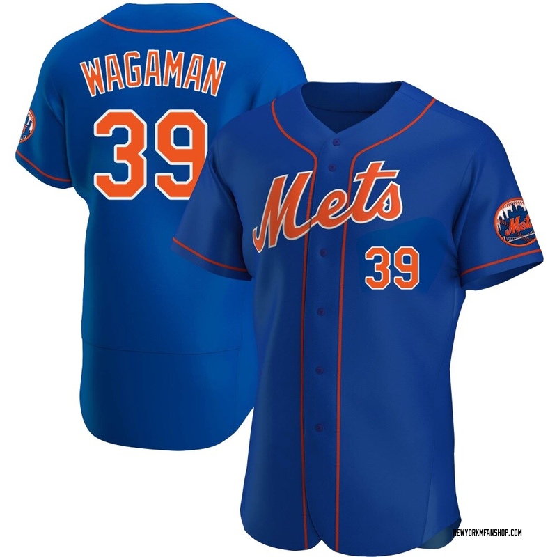 Eric Wagaman Men's New York Mets Alternate Jersey - Royal Authentic