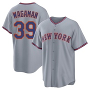 Eric Wagaman Men's New York Mets Away 2.0 Jersey - Gray Replica
