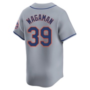 Eric Wagaman Men's New York Mets Away Jersey - Gray Limited