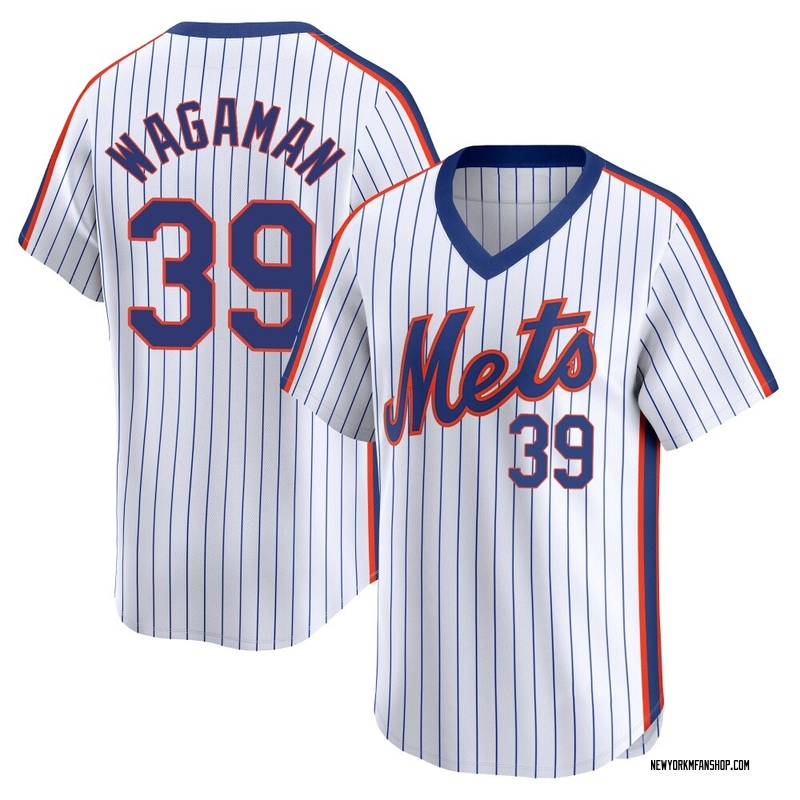Eric Wagaman Men's New York Mets Cooperstown Collection Jersey - White Limited