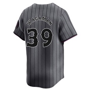Eric Wagaman Men's New York Mets Graphite 2024 City Connect Jersey - Limited