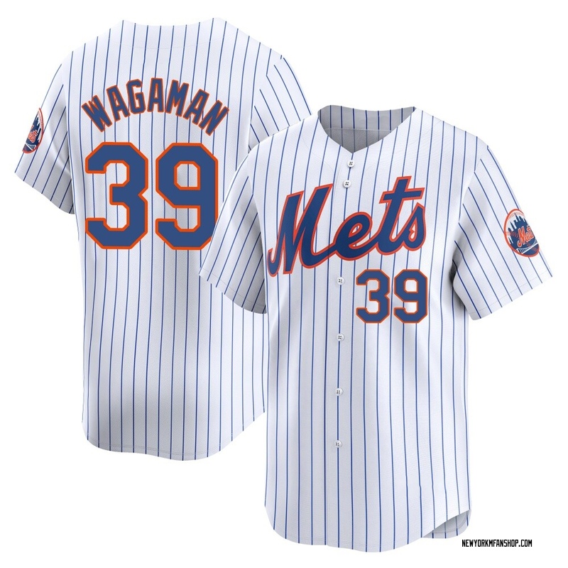 Eric Wagaman Men's New York Mets Home Jersey - White Limited