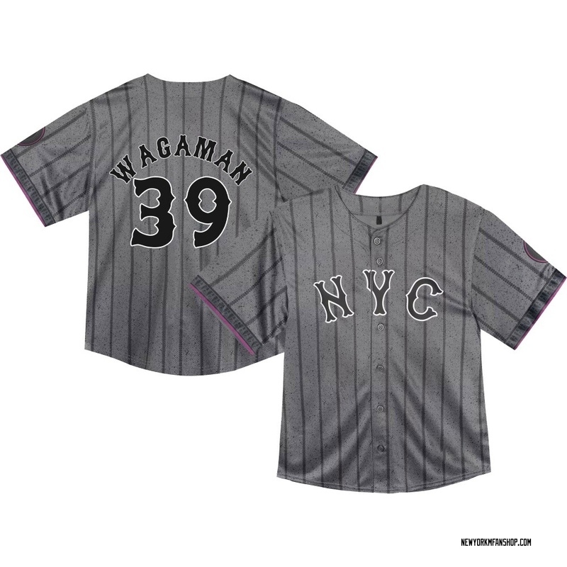 Eric Wagaman Toddler New York Mets Graphite 2024 City Connect Jersey - Limited