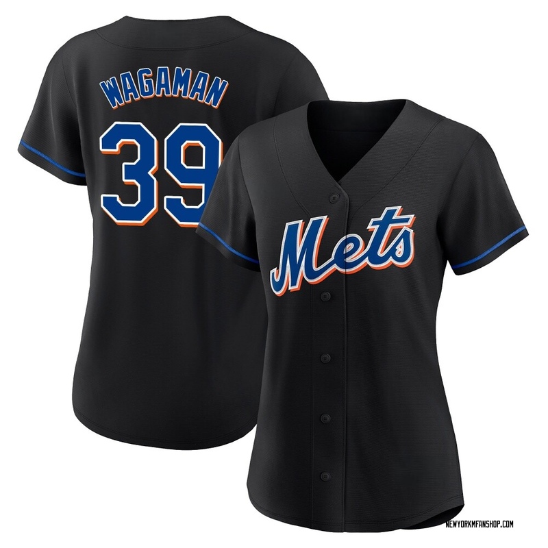 Eric Wagaman Women's New York Mets 2022 Alternate Jersey - Black Authentic