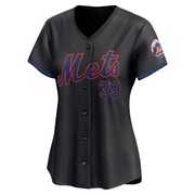 Eric Wagaman Women's New York Mets Alternate Jersey - Black Limited