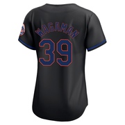 Eric Wagaman Women's New York Mets Alternate Jersey - Black Limited
