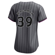 Eric Wagaman Women's New York Mets Graphite 2024 City Connect Jersey - Limited