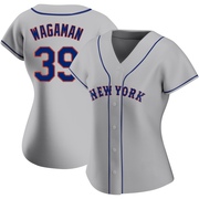 Eric Wagaman Women's New York Mets Road Jersey - Gray Authentic