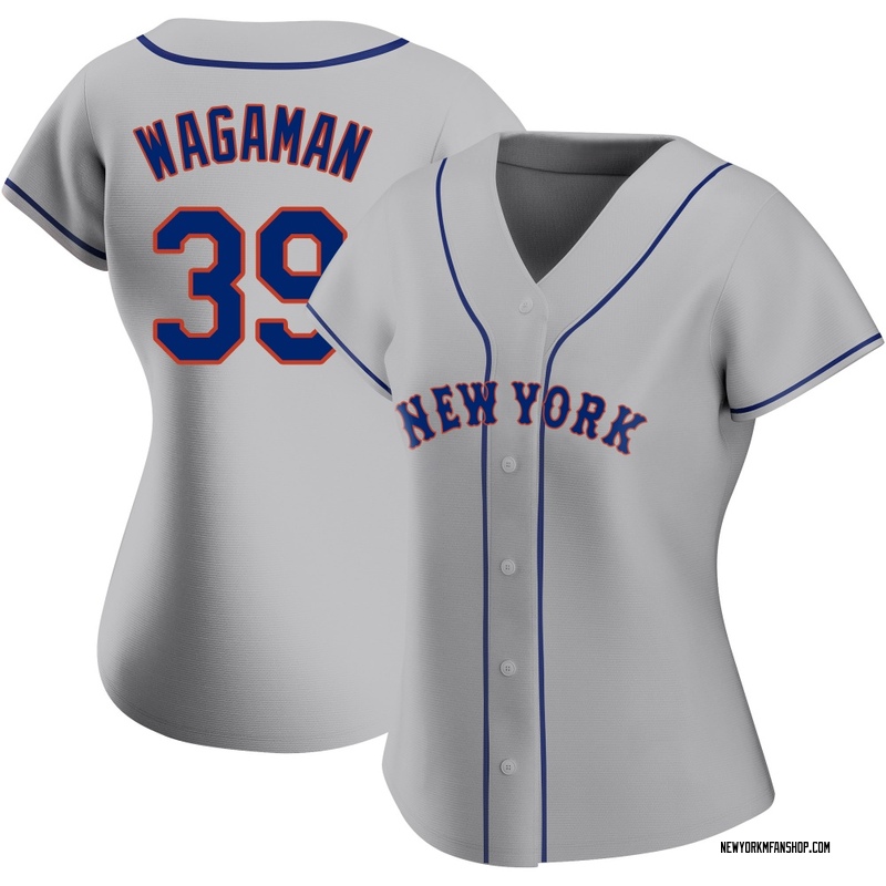 Eric Wagaman Women's New York Mets Road Jersey - Gray Replica