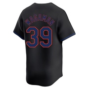 Eric Wagaman Youth New York Mets Alternate Jersey - Black Limited
