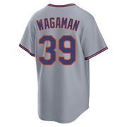 Eric Wagaman Youth New York Mets Away 2.0 Jersey - Gray Replica