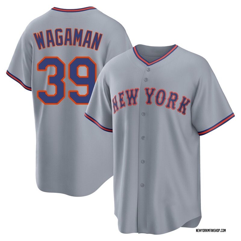 Eric Wagaman Youth New York Mets Away 2.0 Jersey - Gray Replica