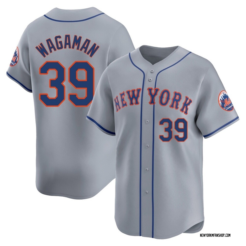 Eric Wagaman Youth New York Mets Away Jersey - Gray Limited
