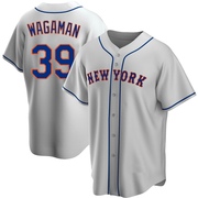 Eric Wagaman Youth New York Mets Road Jersey - Gray Replica
