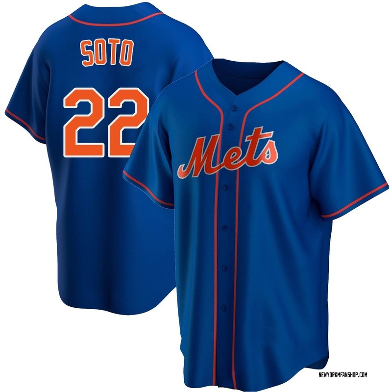Juan Soto Men's New York Mets Alternate Jersey - Royal Replica