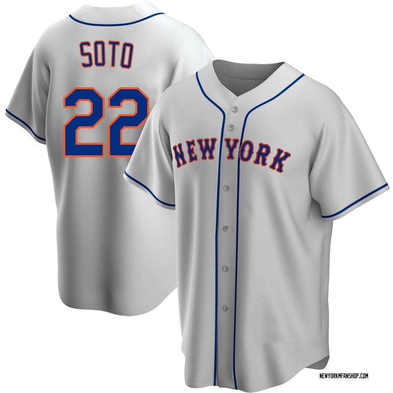 Juan Soto Men's New York Mets Road Jersey - Gray Replica