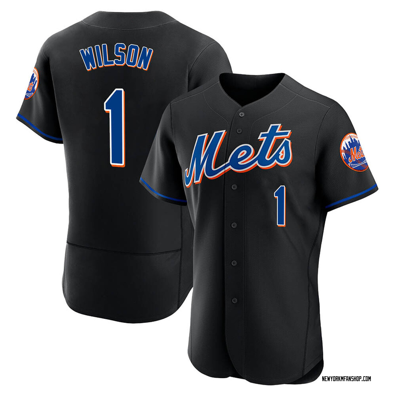 Mookie Wilson Men's New York Mets 2022 Alternate Jersey - Black Authentic