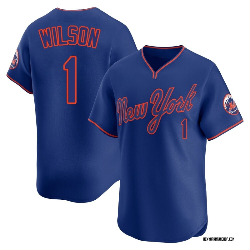 Mookie Wilson Men's New York Mets Alternate 2 Jersey - Royal Limited