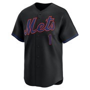 Mookie Wilson Men's New York Mets Alternate Jersey - Black Limited