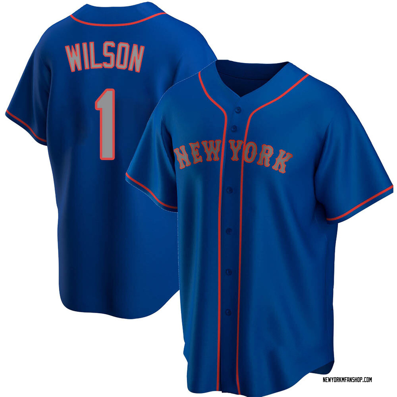 Mookie Wilson Men's New York Mets Alternate Road Jersey - Royal Replica