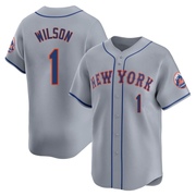 Mookie Wilson Men's New York Mets Away Jersey - Gray Limited