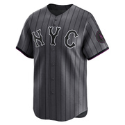 Mookie Wilson Men's New York Mets Graphite 2024 City Connect Jersey - Limited