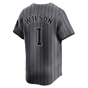 Mookie Wilson Men's New York Mets Graphite 2024 City Connect Jersey - Limited