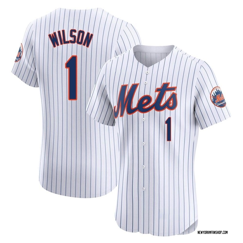 Mookie Wilson Men's New York Mets Home Jersey - White Elite