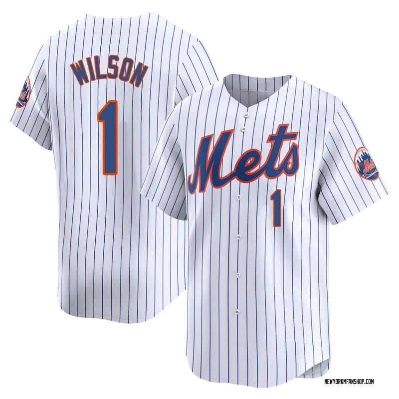 Mookie Wilson Men's New York Mets Home Jersey - White Limited