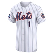 Mookie Wilson Men's New York Mets Home Patch Jersey - White Elite