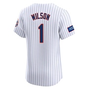 Mookie Wilson Men's New York Mets Home Patch Jersey - White Elite