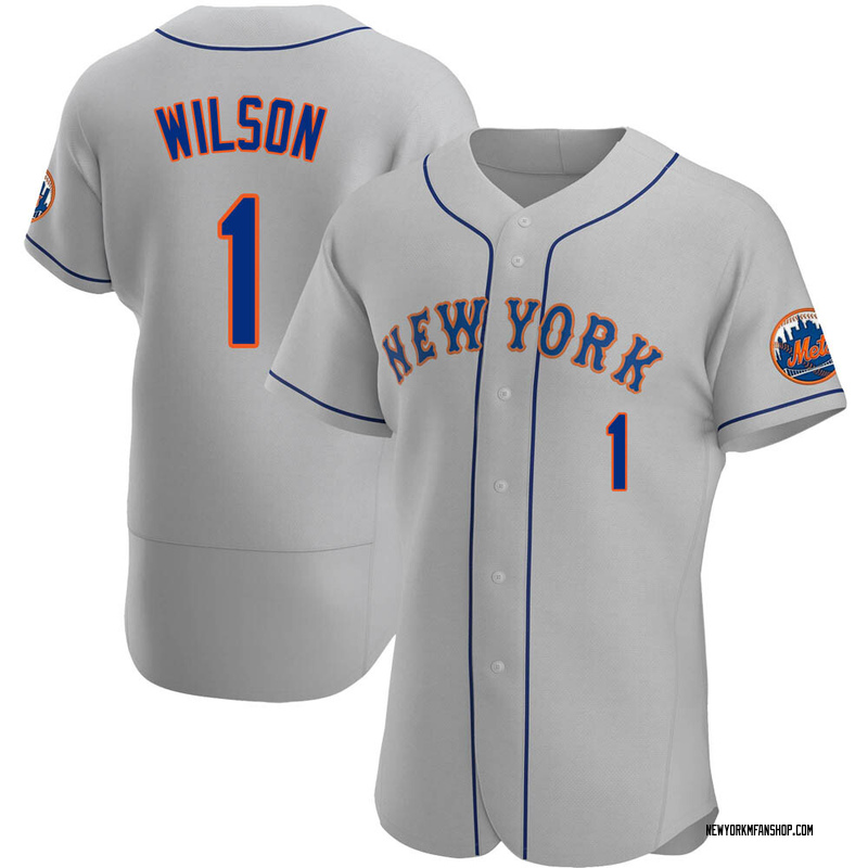 Mookie Wilson Men's New York Mets Road Jersey - Gray Authentic