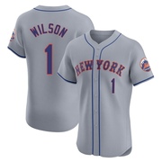Mookie Wilson Men's New York Mets Road Jersey - Gray Elite