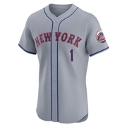 Mookie Wilson Men's New York Mets Road Jersey - Gray Elite