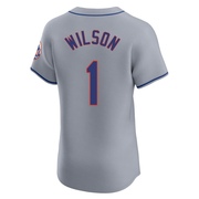 Mookie Wilson Men's New York Mets Road Jersey - Gray Elite