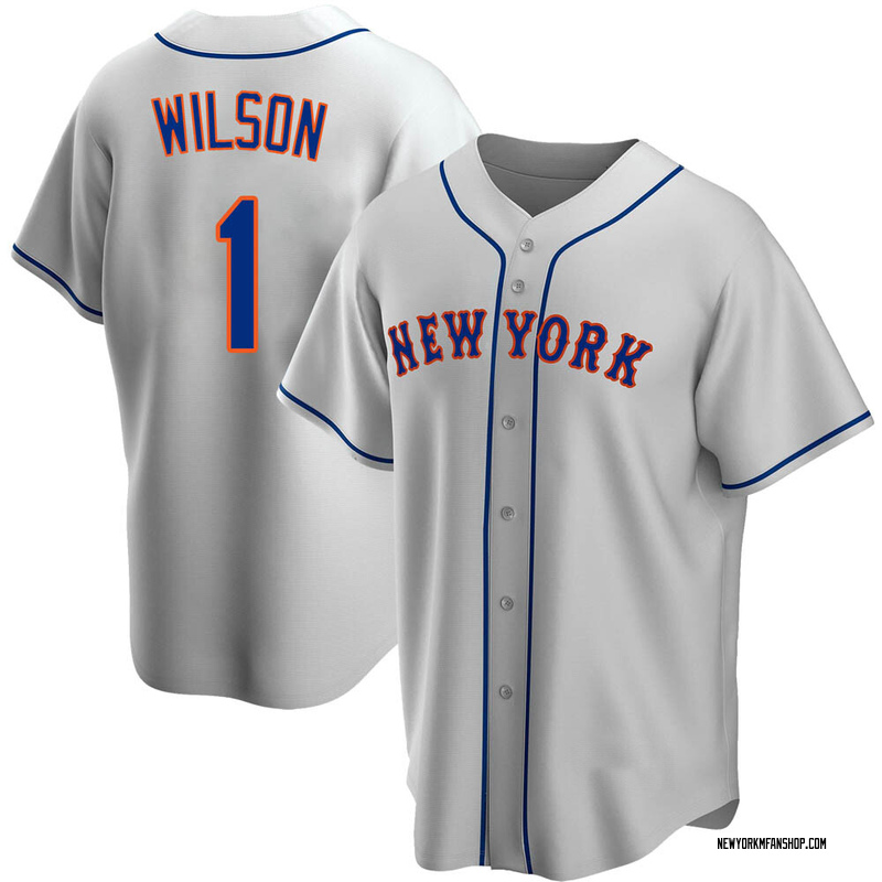 Mookie Wilson Men's New York Mets Road Jersey - Gray Replica