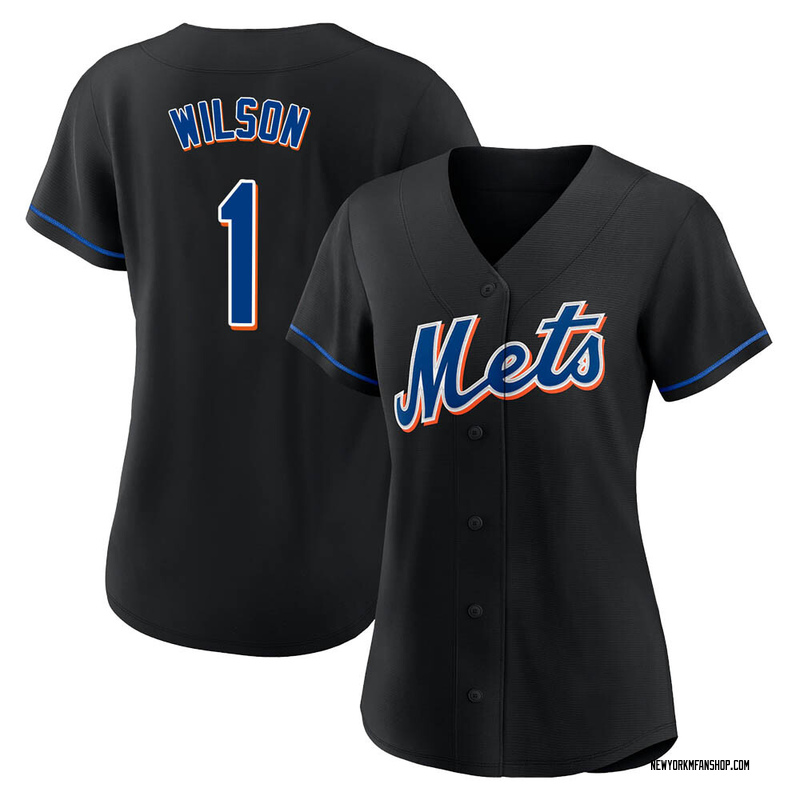 Mookie Wilson Women's New York Mets 2022 Alternate Jersey - Black Authentic