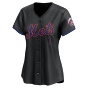 Mookie Wilson Women's New York Mets Alternate Jersey - Black Limited