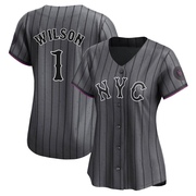 Mookie Wilson Women's New York Mets Graphite 2024 City Connect Jersey - Limited