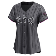 Mookie Wilson Women's New York Mets Graphite 2024 City Connect Jersey - Limited