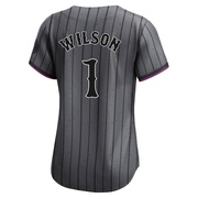 Mookie Wilson Women's New York Mets Graphite 2024 City Connect Jersey - Limited