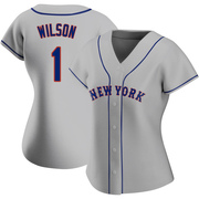 Mookie Wilson Women's New York Mets Road Jersey - Gray Authentic