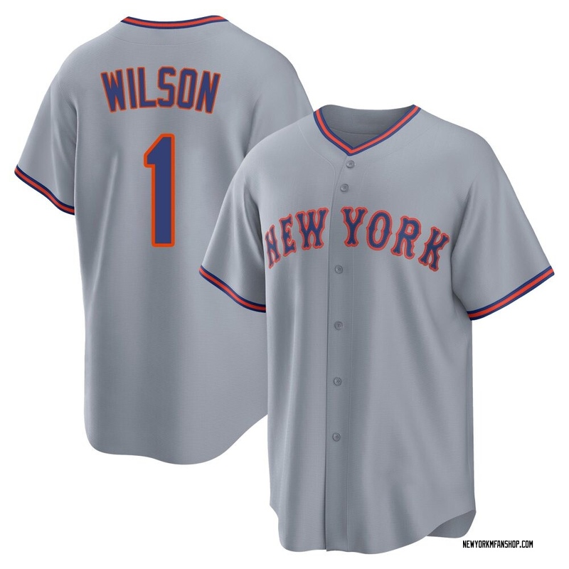 Mookie Wilson Youth New York Mets Away 2.0 Jersey - Gray Replica