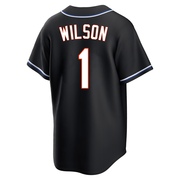 Mookie Wilson Youth New York Mets Fashion Out Jersey - Black Replica