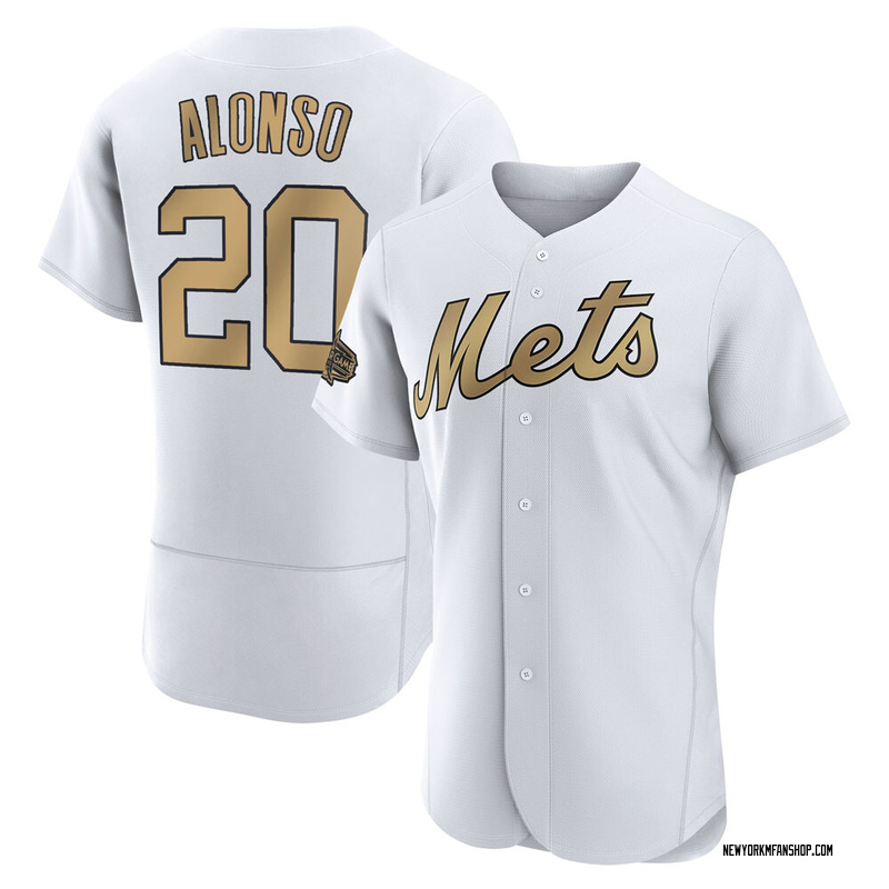 New York Mets Pete Alonso 20 2022-23 All-Star Game White Jersey