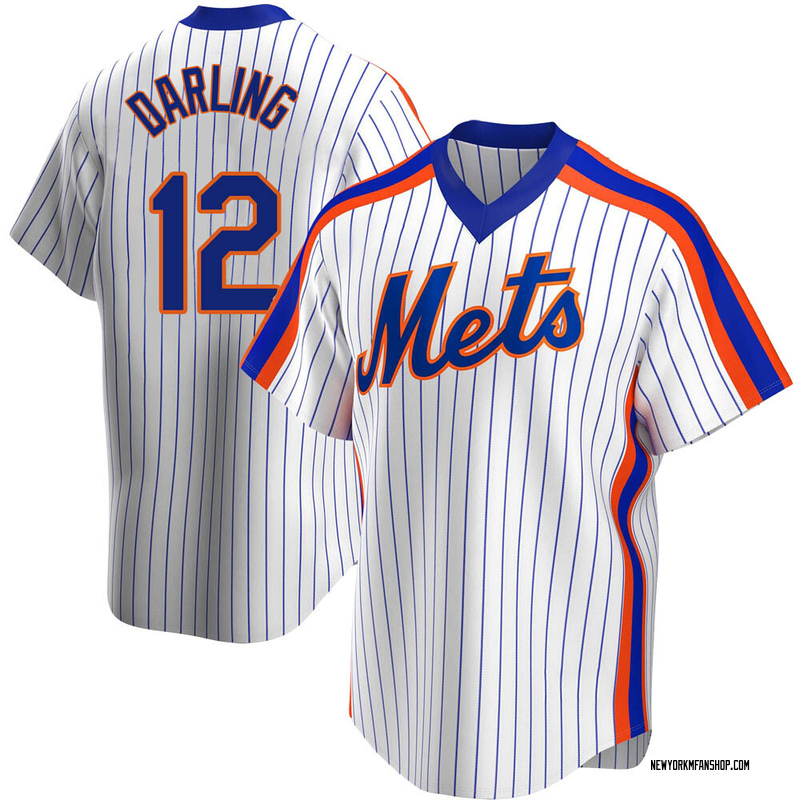 Ron Darling Men's New York Mets Home Cooperstown Collection Jersey ...